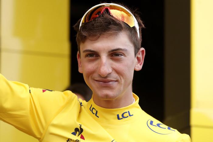 Giulio Ciccone Secondo Posto In Maglia Gialla Al Tour De France