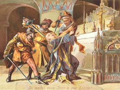 San Tommaso Becket con i poveri contro il re