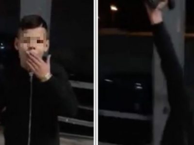 Bambino canta e spara con la pistola: è scandalo su Fb