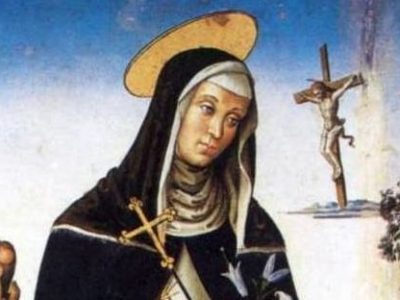 Santa Margherita, figlia del Re di Ungheria, innamorata di Cristo crocifisso