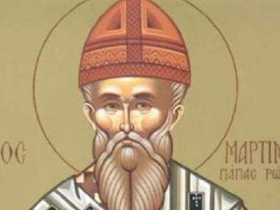 13 aprile: San Martino I, papa e martire originario di Todi