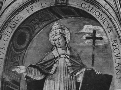 21 settembre: San Gelasio I, papa del V secolo