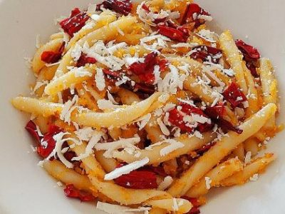 Leccornie dalla Basilicata, la pasta con i peperoni cruschi