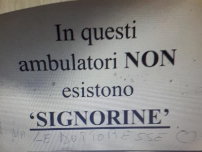 Le dottoresse in rivolta a Napoli: ‘Qui non esistono signorine’