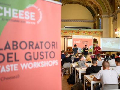 Tornano in presenza a Bra i laboratori del gusto di Cheese 2021