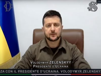 Zelensky alla Camera: “Immaginate Genova ridotta come Mariupol”