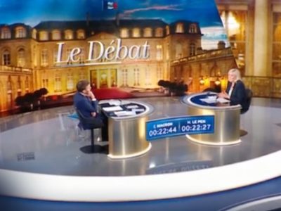 Francia, duello tv Macron-Le Pen, il presidente uscente resta avanti